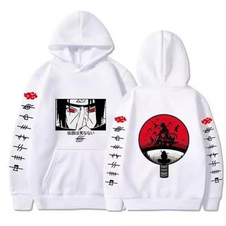 Jaket Hoodie One Piece Anime Naruto Hitam Premium - Jaket Sweater Hoodie Anime Naruto  Kartun Kekinian Bahan Flece Tebal Gramasi 280 Size Lengkap S-M-L-XL-XXL