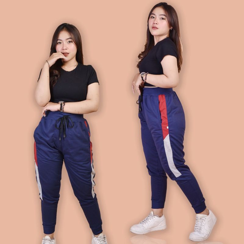 Celana Olahraga Training Joger Wanita model terbaru standar jumbo