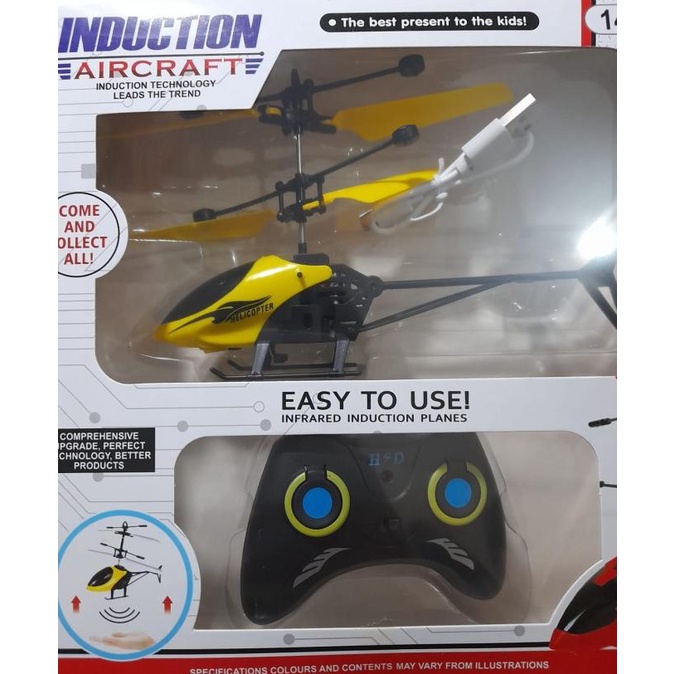 MAINAN ANAK HELICOPTER TERBANG SENSOR TANGAN REMOTE VIRAL TIKTOK
