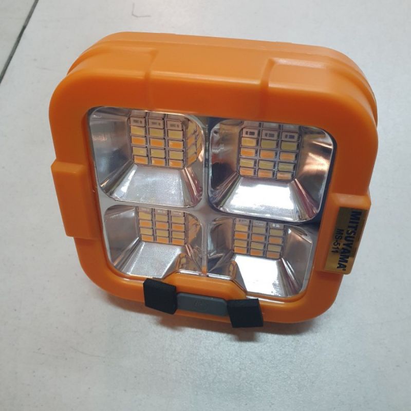 Lampu emergency super terang tenaga surya Mitsuyama Ms511 20 watt