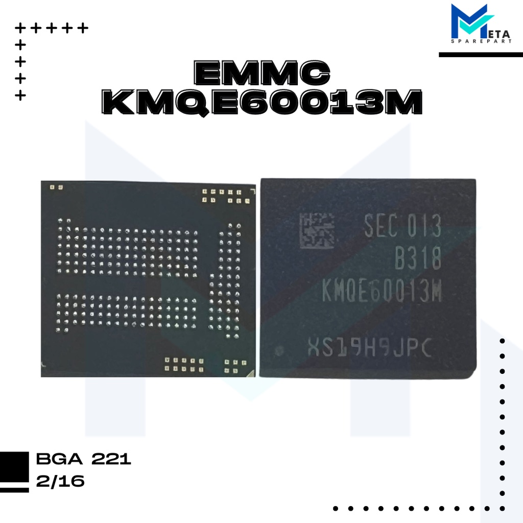 IC EMMC KMQE60013M-B318 BGA 221 2/16