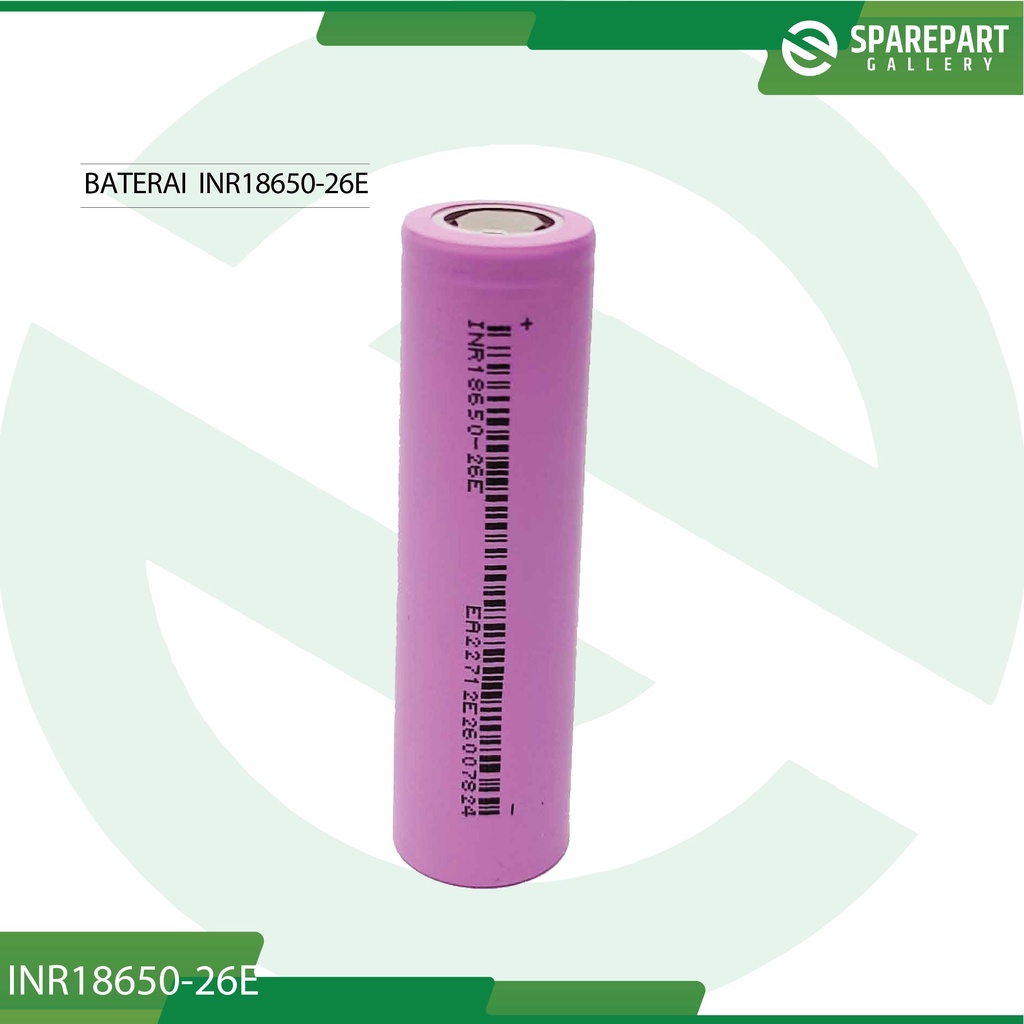 Baterai 18650 DMEGC INR18650-26E original 2600mah