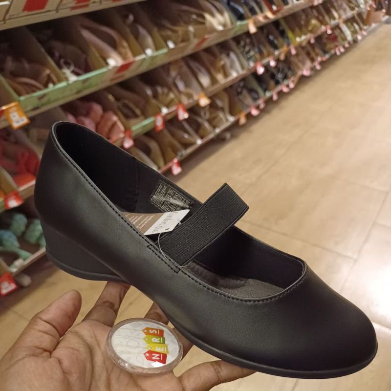 PAYLESS BY COMFORT PLUS - GRETCHEN WEDGES BLACK 191433