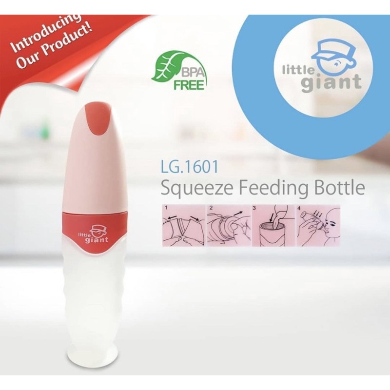Little Giant Squeeze Feeding Bottle MPASI