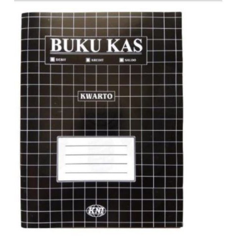 

BUKU KAS HITAM KNI / BUKU DEBIT KREDIT UKURAN KWARTO FOLIO