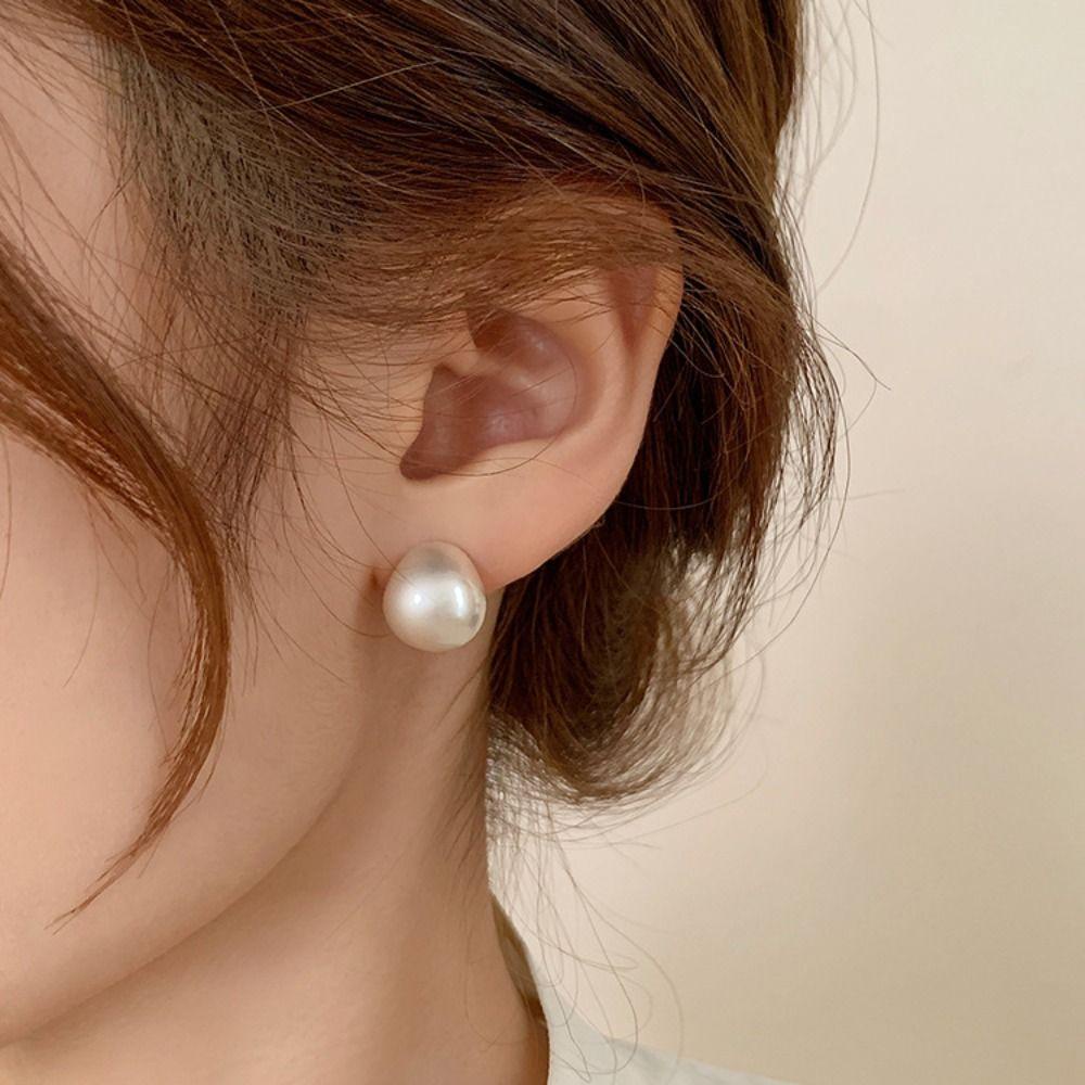 Needway  Gadis Anting Temperamen Sederhana Frosting Musim Gugur Fashion Perhiasan Fashion Unik