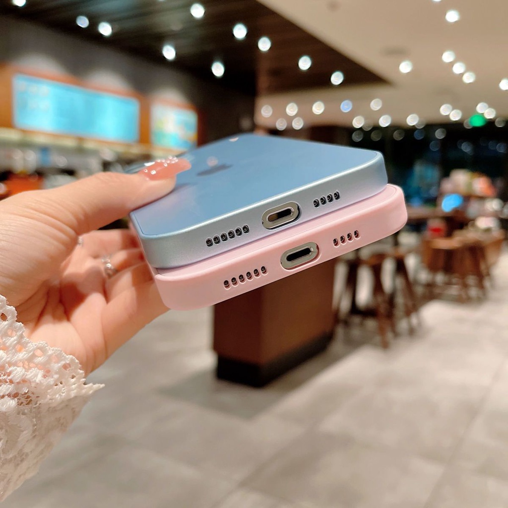 Hardcase Premium  AG Glass for iPhone 11 12 13 Full Covered with Camera Lens Protector