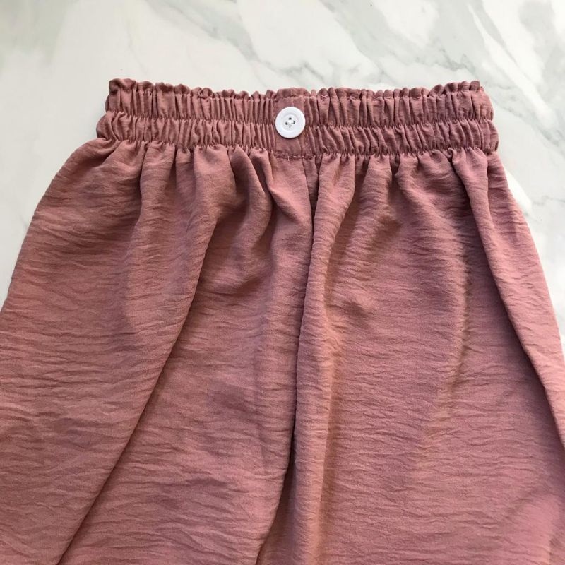 KULOT CRINKLE KANCING VARIASI SATU CRINKLE AIRFLOW LOOSE PANTS VARIASI KANCING/KULOT CRINKLE AIRFLOW