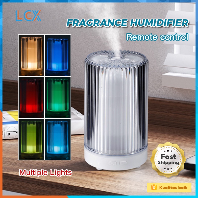 LCX  Humidifier diffuser 200ml Remote Aromatherapy 7 Color Led  Aromatherapy Purifier Diffuser VS-1857