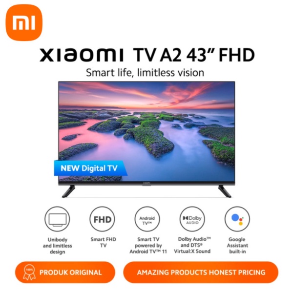 XIAOMI Mi TV 4 43 Bezel-Less Android TV 43 inch Limited
