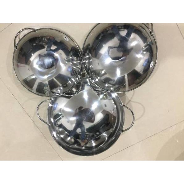 Terlaris WAJAN/KUALI MINI STAINLESS ANTI KARAT&ANTI LENGKET KUALITAS TERBAIK