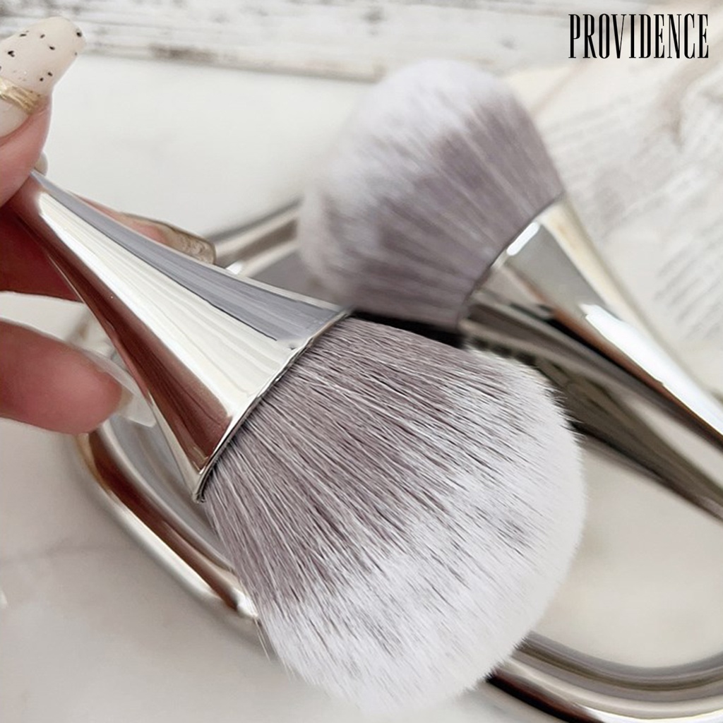 Kuas Makeup Bentuk Bohlam Bahan Bulu Lembut Untuk Bedak Tabur
