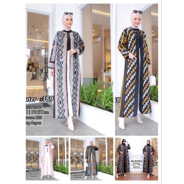 Long Outer Batik | Long Outet Tenun | Long Outer