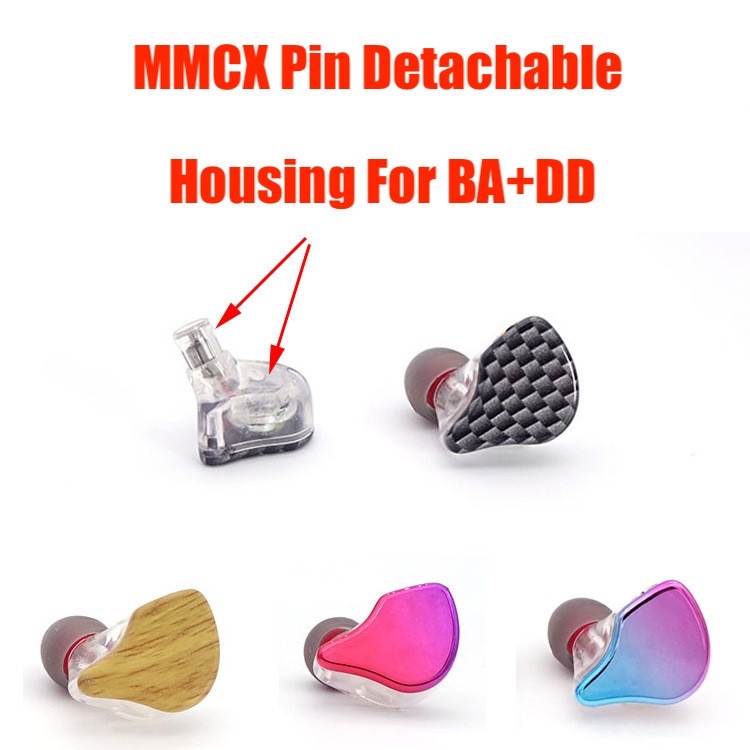 Motif DD+BA Housing 10mm DIY Balanced Armature Earphone MMCX Pin