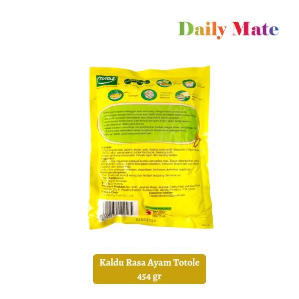 

RB Totole Kaldu Rasa Ayam 454 gr Sachet