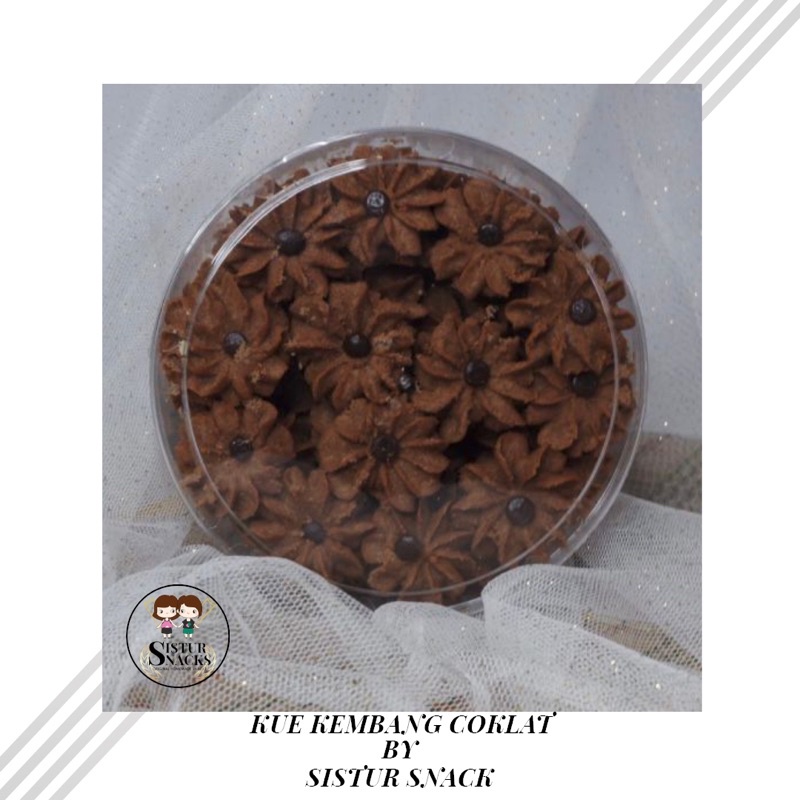 

Semprit kembang (coklat)/kue kering kembang/kue kering