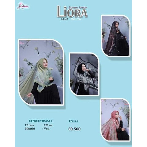 [READY STOCK] LIORA SQUARE JUMBO BY ABIKA | CODE AB 613 ORIGINAL BY ABIKA