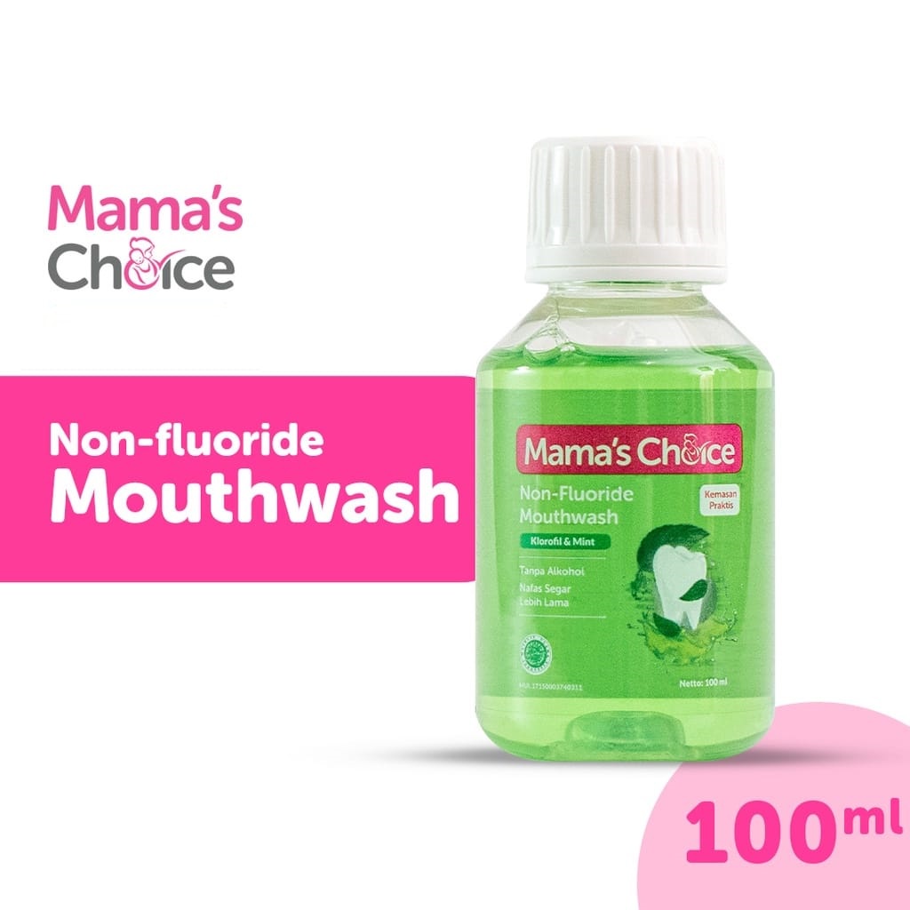 Mama's Choice Mouthwash Non-Fluoride - Obat Kumur Halal Non Alkohol