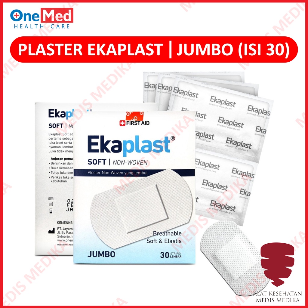 Ekaplast Plester Luka Darurat Non Woven Soft Onemed Peralatan P3K Box