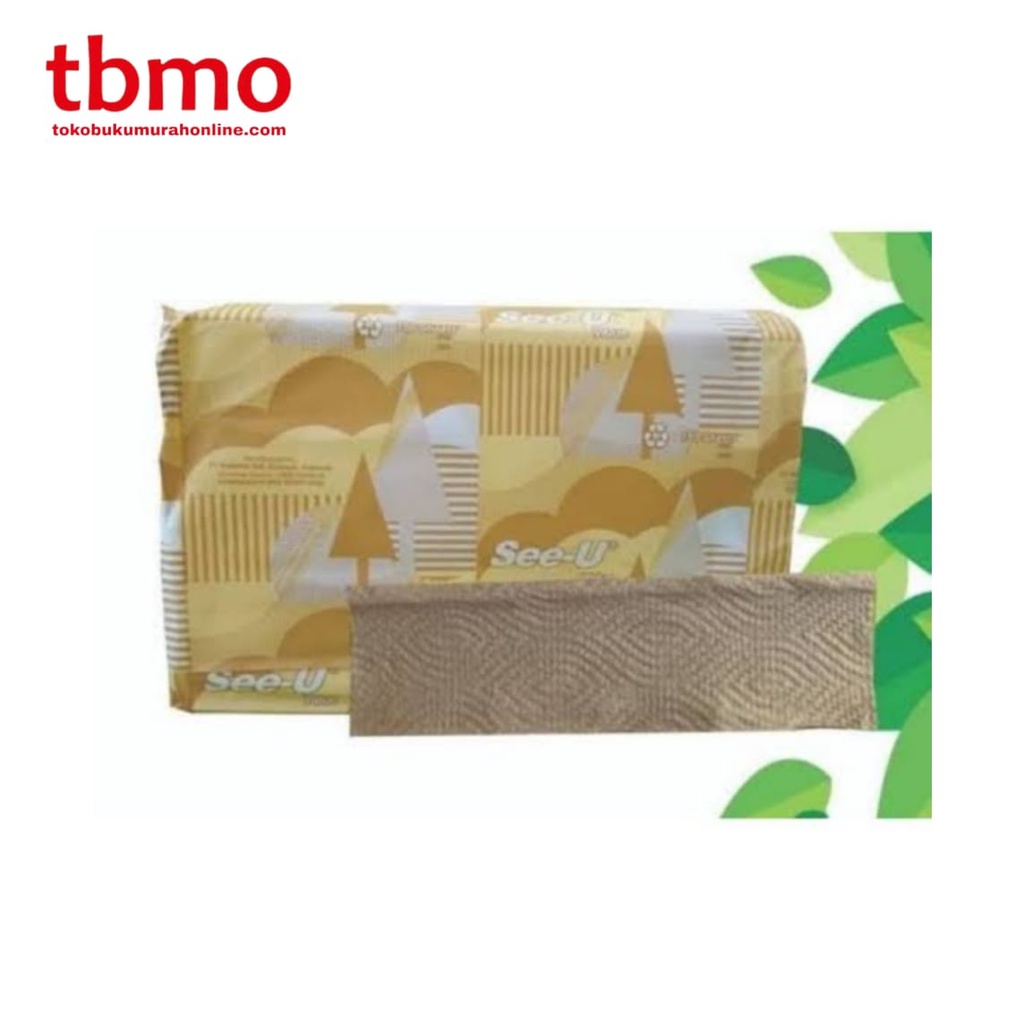 Jual Tbmo Tissue See U Hand Towel Econo Brown Suht Shopee Indonesia