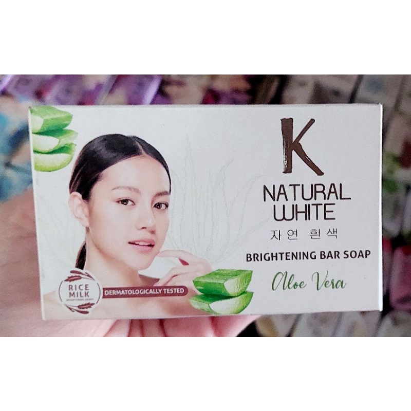 K Natural White Bar Soap / Zen Antibacterial Bar Soap