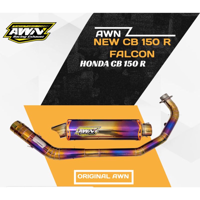 knalpot awn original new cb150r // knalpot new cb150r