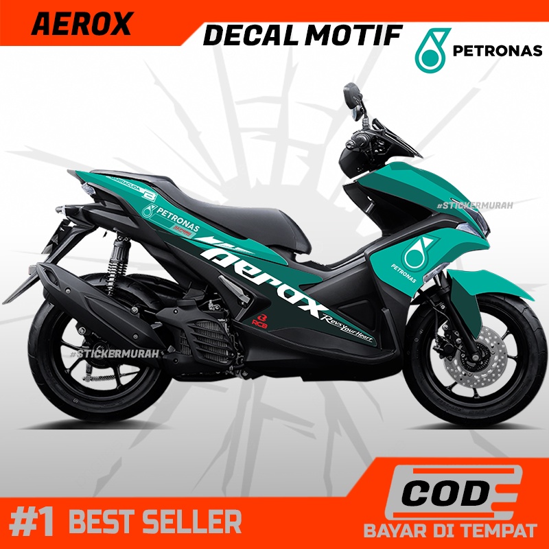PETRONAS AEROX DECAL MOTOR MOTIF PETRONAS UNTUK MOTOR AEROX 160
