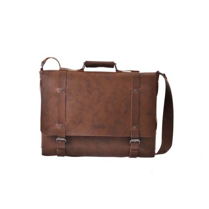 Tas Kulit Vintage Tanpa Jahitan - Postman Bag