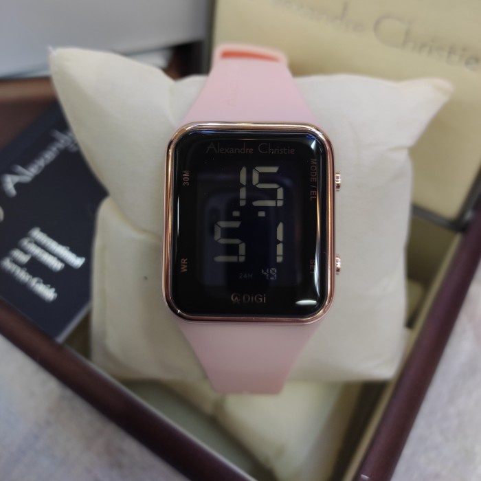 Watch Jam Digital Wanita Original Alexandre Christie Ac 9361 Lh All Stainles
