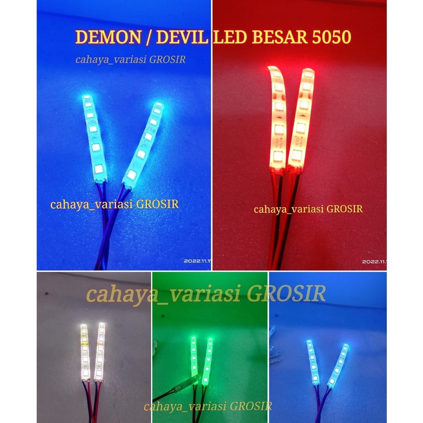 Jual Lampu Demon Devil Eyes Mata Mata Harga Sepasang Led Besar