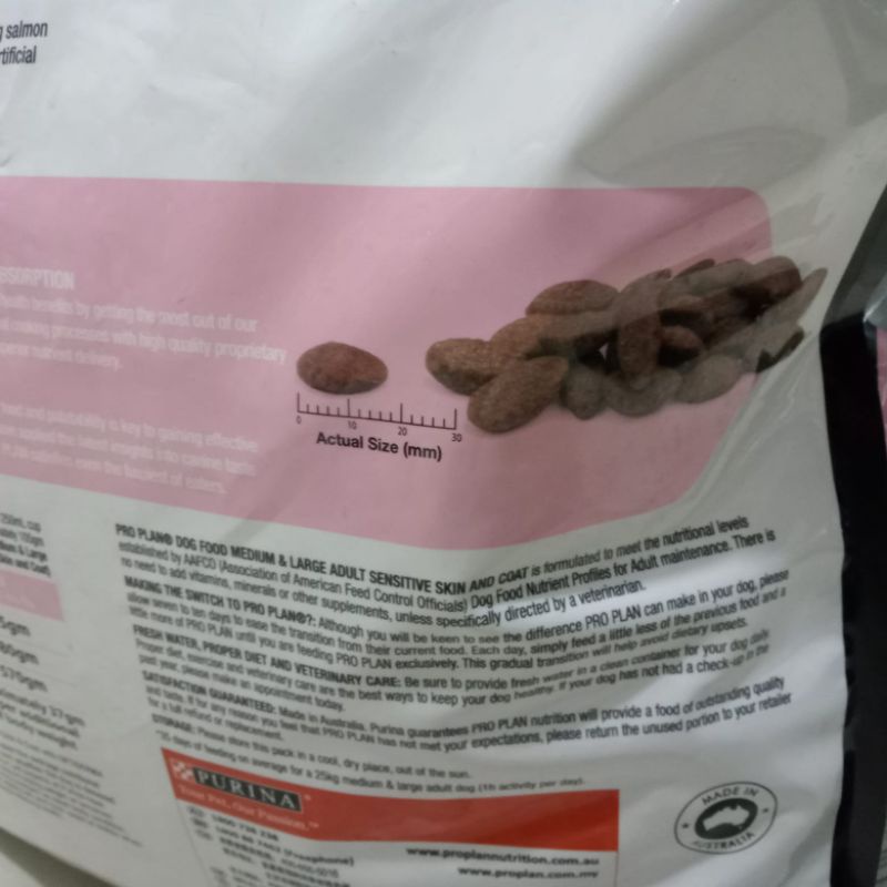 Proplan Adult Dog Food Medium Large Salmon 12kg (Ekspedisi) promo price - makanan anjing pro plan dogfood  murah promo