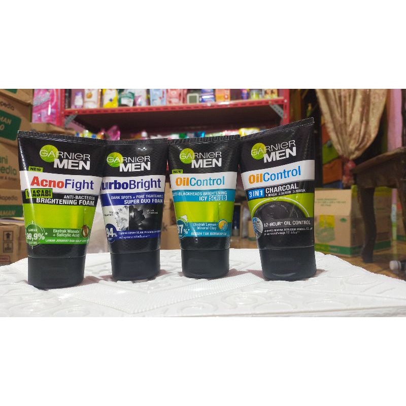 GARNIER MEN/Nivea Men/FACIAL WASH/CUCI MUKA 100ml