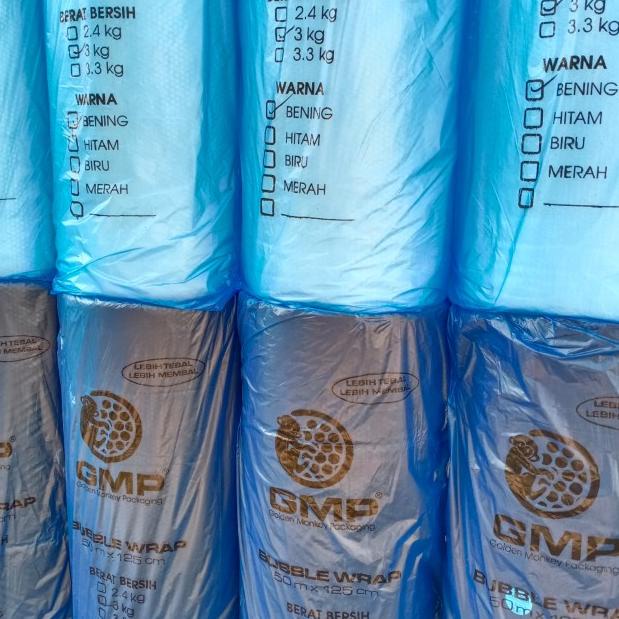 

Bubble wrap Bening murah tebal 50m x 125cm merk GMP - Putih