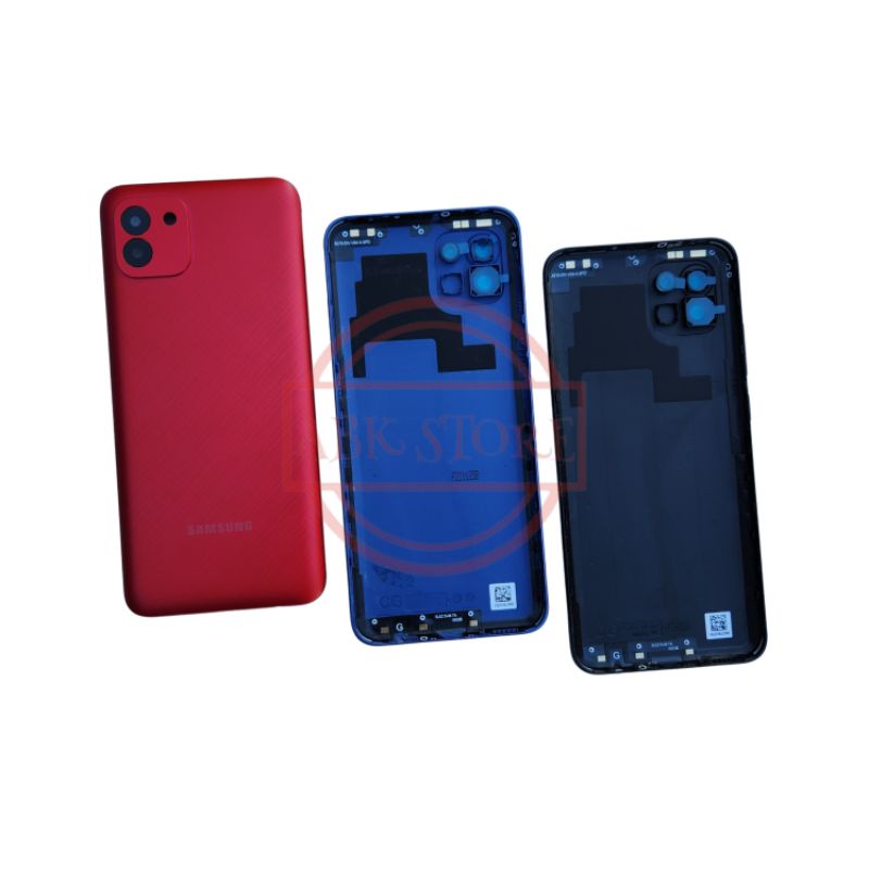 BACKDOOR BACK CASING HOUSING SAMSUNG GALAXY A03 A035F TUTUP BELAKANG BATERAI BACKCOVER