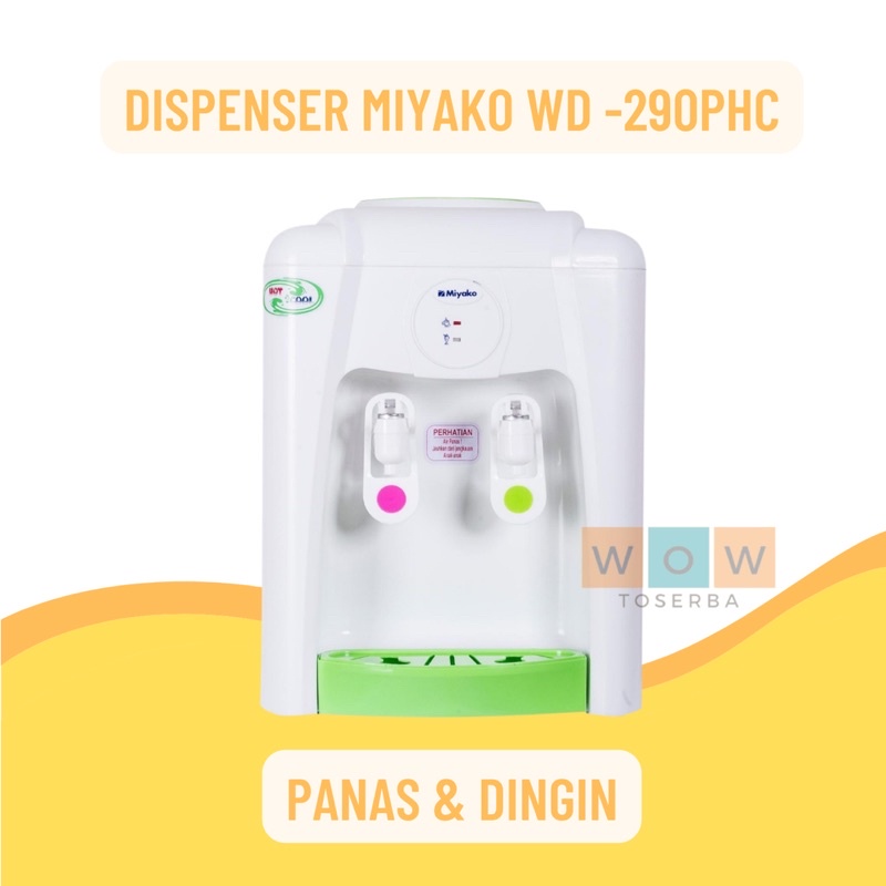 Dispenser Miyako WD 290 PHC Panas Dingin / Hot Cold Minum Air