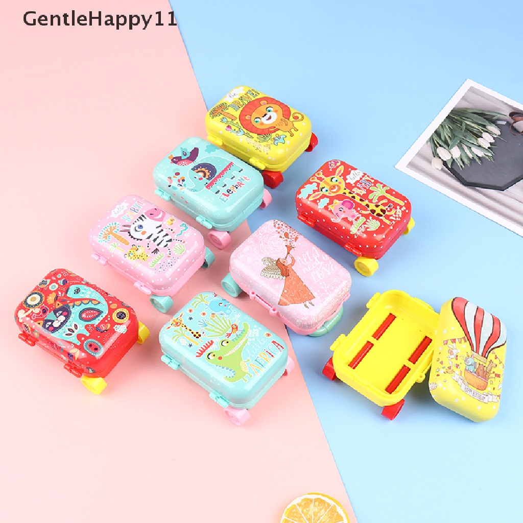 Gentlehappy Mainan Miniatur Koper Bahan Metal Untuk Dekorasi Rumah Boneka