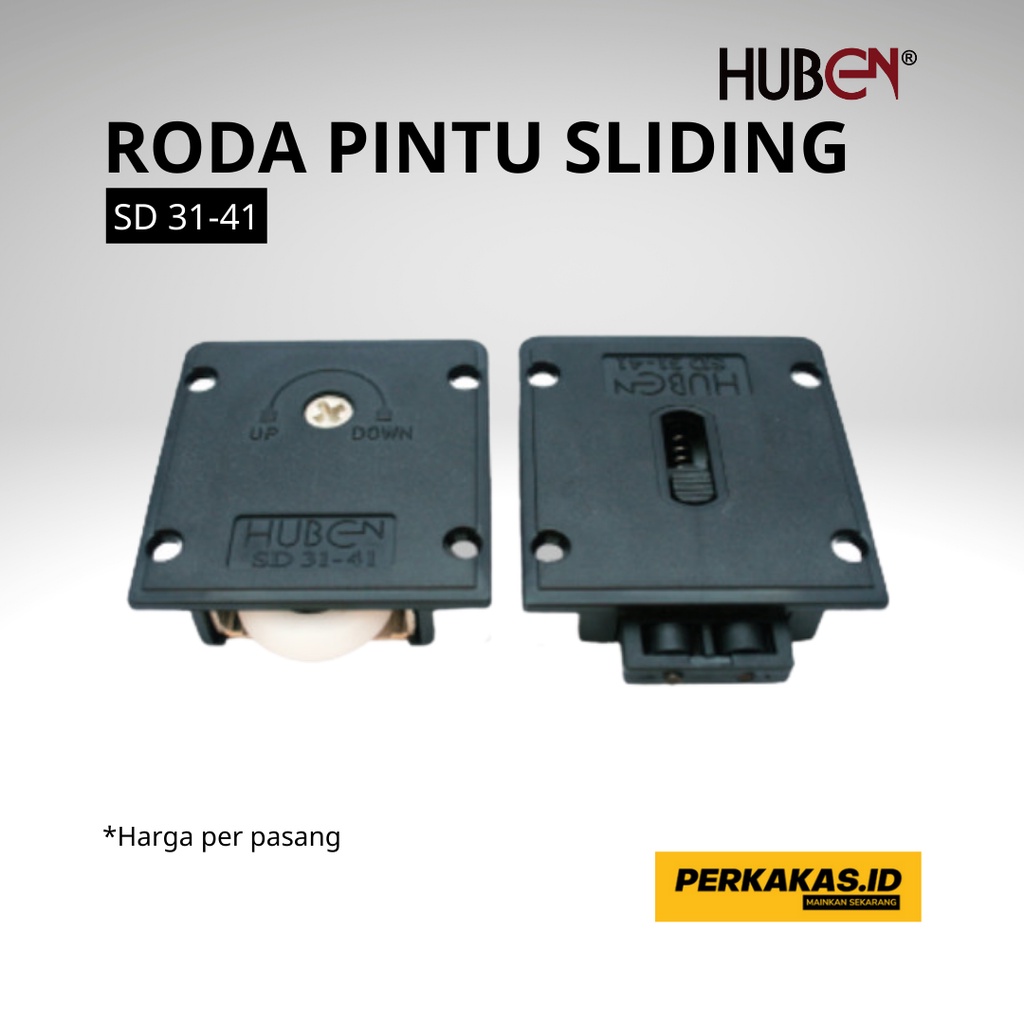 Roda Pintu Laci Lemari Sliding 1Set HUBEN SD 31-41