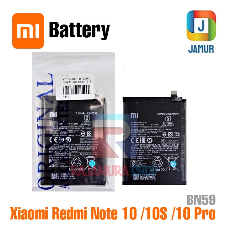 BATERAI XIAOMI REDMI NOTE 10 BN59 BATERAI XIAOMI REDMI NOTE 10S BATERAI XIAOMI REDMI NOTE 10 PRO