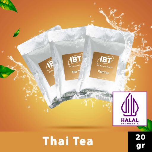 

Bahan Minuman Bubuk Thai Tea IBT All-Purpose Powder Sachet