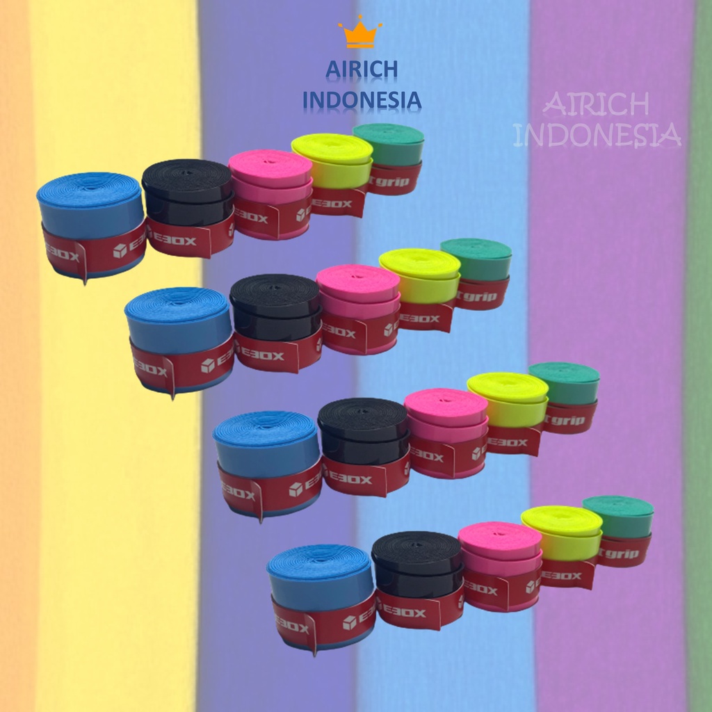 Grip Raket Badminton Pegangan Raket RS Karet Anti Slip Bahan Karet Elastis