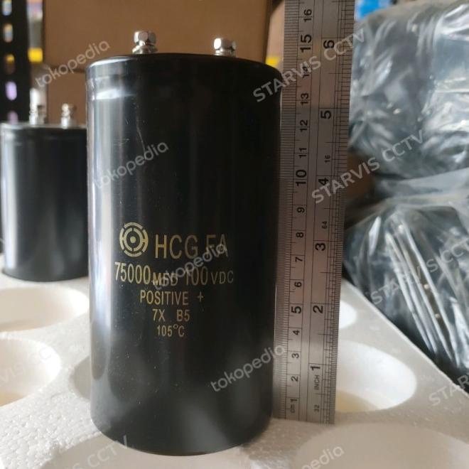 ELCO 75000UF 100V HCG ORIGINAL PROMO
