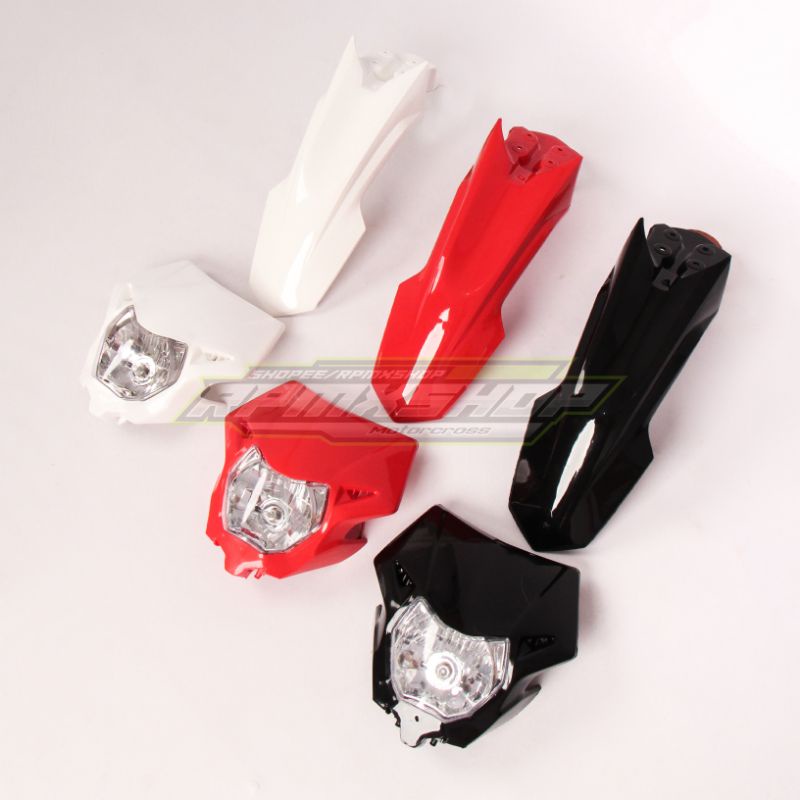 Spakbor Depan CRF150L Plus Lampu Depan CRF 150L