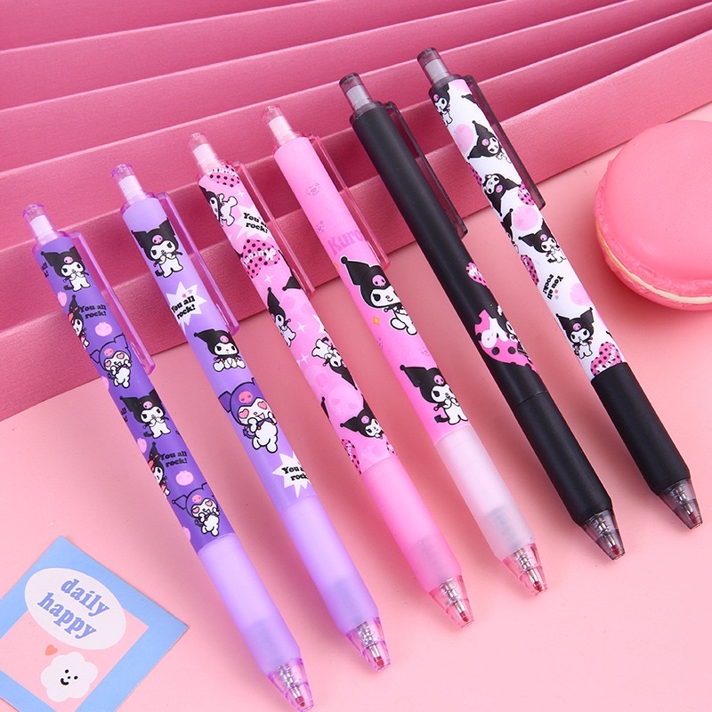 1 pcs pulpen 0.5 mm motif lucu kuromi cinamoroll sanrio