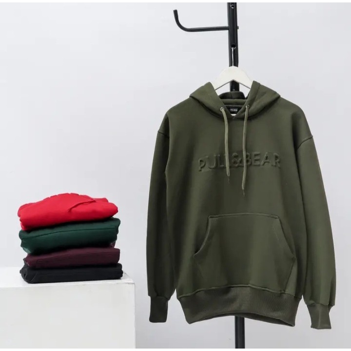 Hoodie Pull&Bear Sweater Premium / Sweater pull&Bear / Sweater Hoodie Embos FnB unisec Terlaris Hija