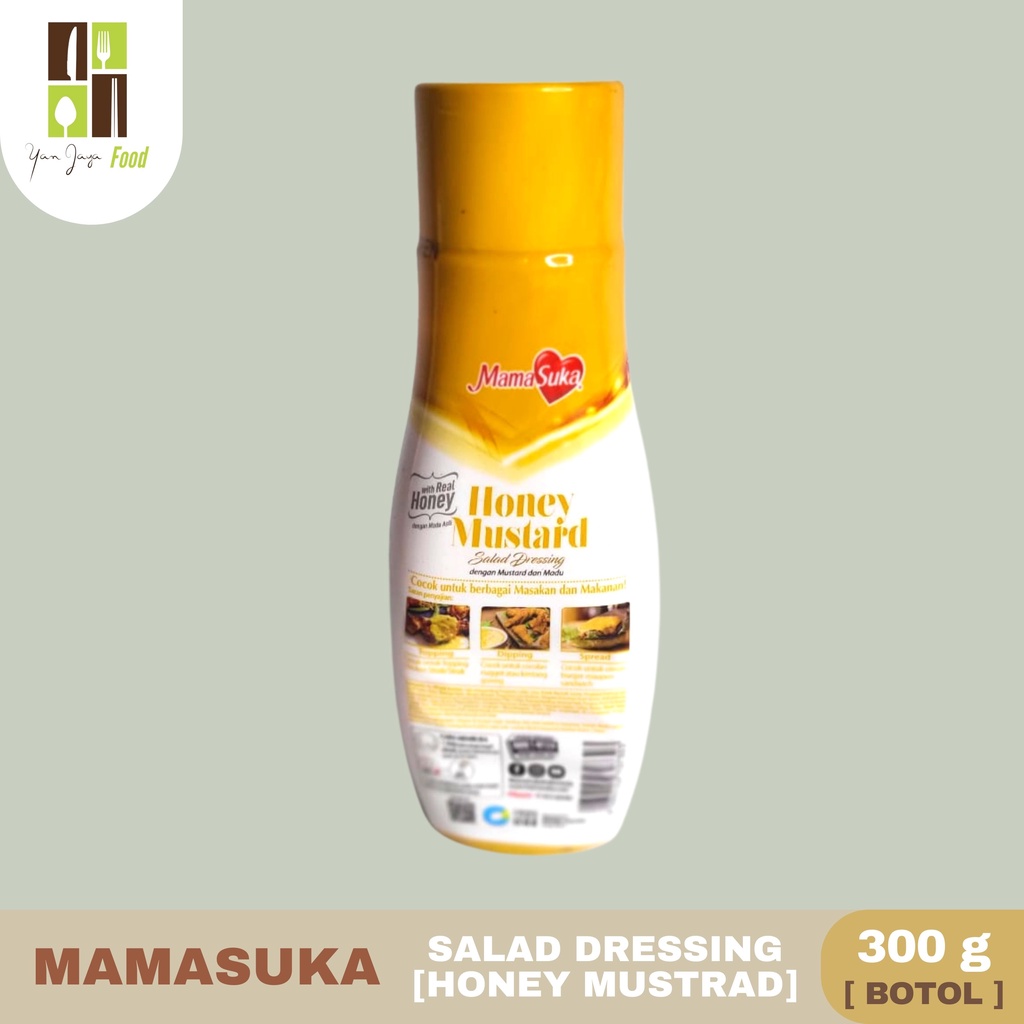 Mamasuka Salad Dressing Botol 300gr [Saus Keju/Thousand Island/Honey Mustrad/Wijen Sangrai]