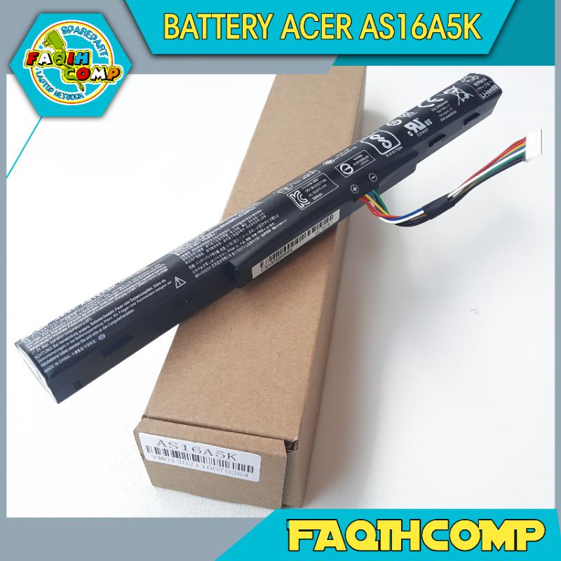 Baterai Laptop Acer Aspire E14 E15 E5-475 E5-475G E5-575 E5-575G E5-575T E5-575TG E5-774 E5-774G ES1-432 Series/ AS16A5K AS16A7K AS16A8K