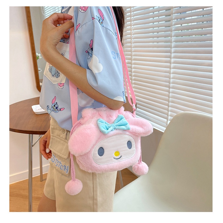 cod☜☞ready  Tas selempang Madley Sling Bag Fashion Motif Kartun Karakter Hewan  Anak &amp; Dewasa kolor lagilaku