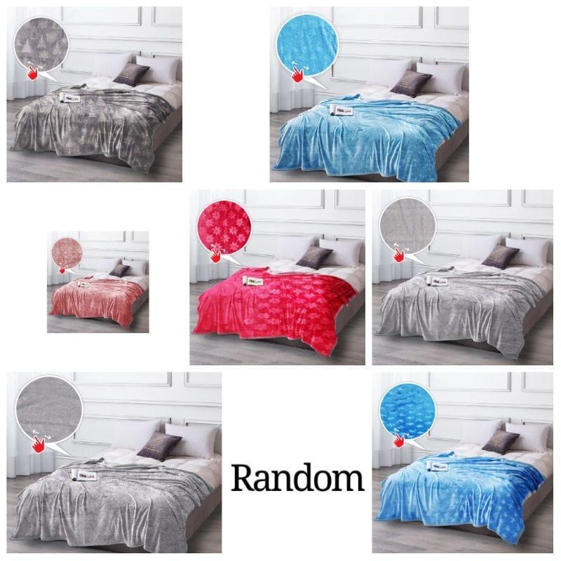 Selimut Halus Bulu Domba Tebal 2Lapis Ultimate 180x200cm