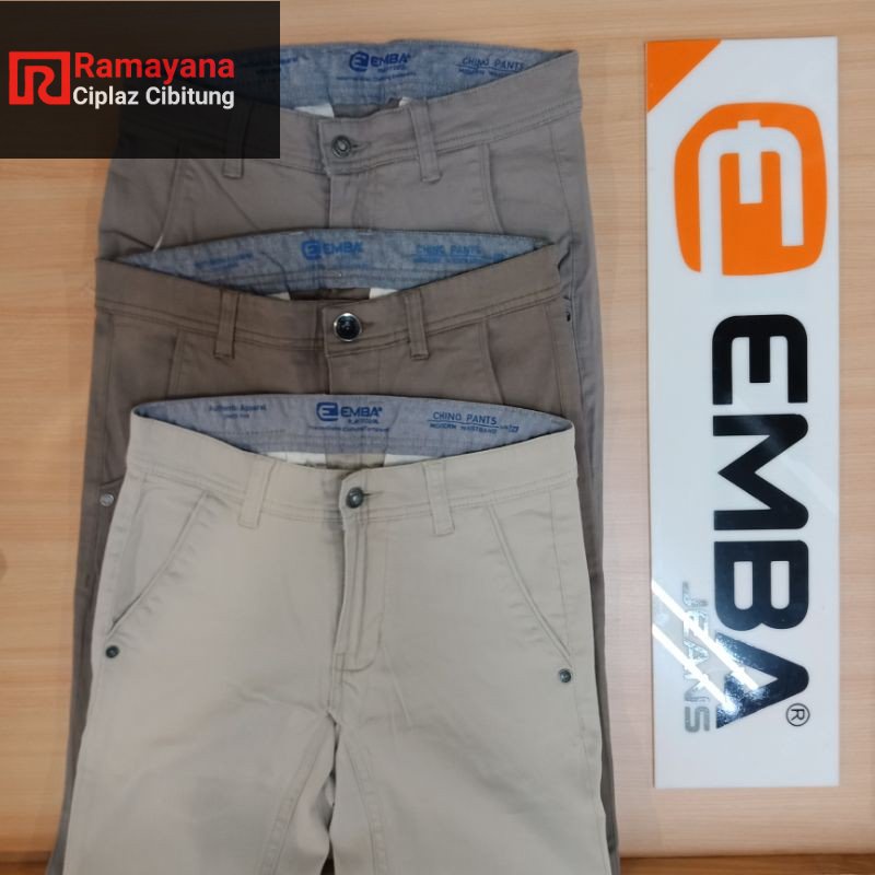Celana Original Emba Jeans / Chino Pants 3 warna Art 620