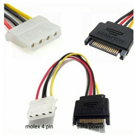 Kabel power sata 4pin molex molek